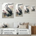 thumbnail image 4 of Designart Cute Heron Floral Art III Canvas Wall Art, 4 of 5