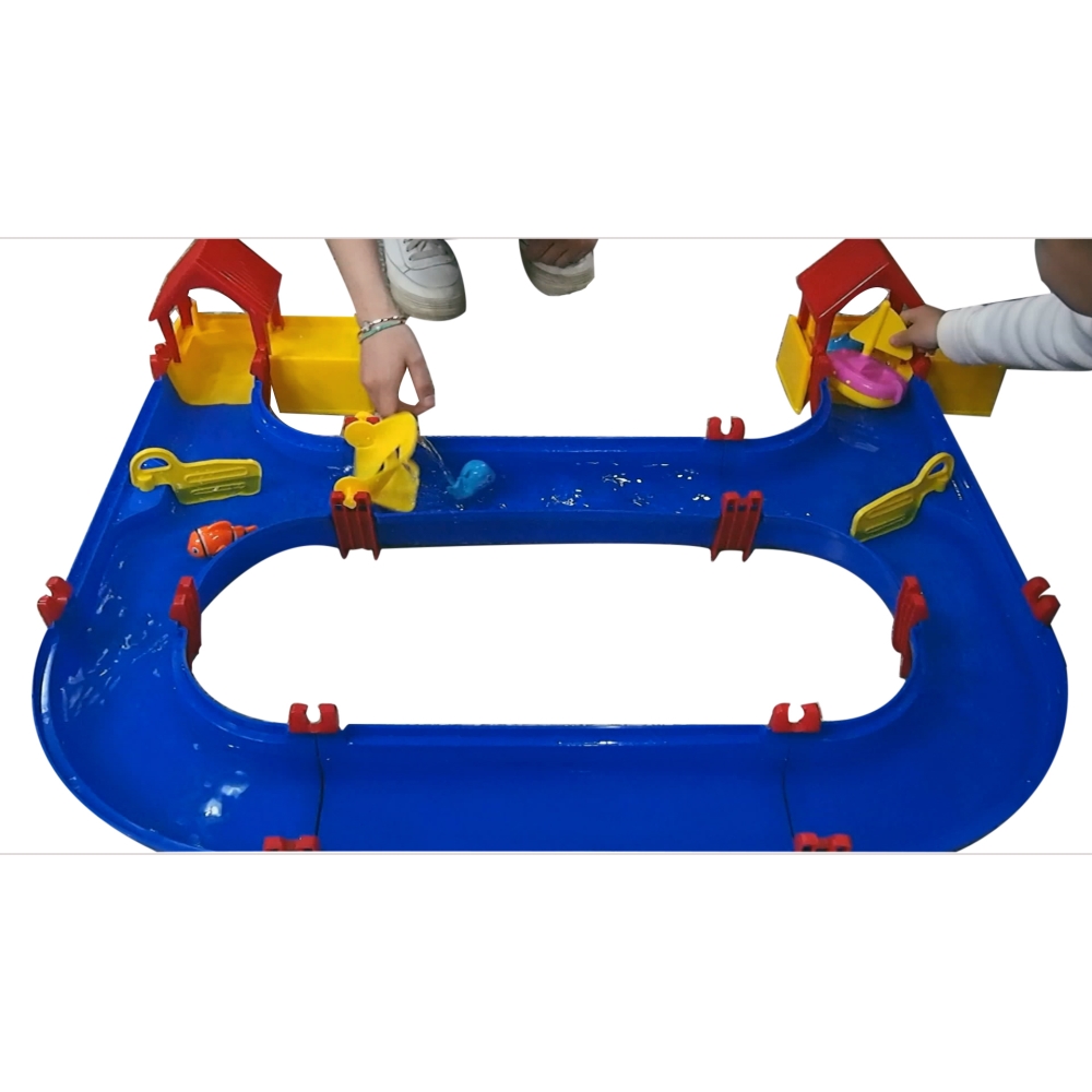 Mundo Toys Outdoor Waterpark Fishing Playset with Rods and Sea Animals