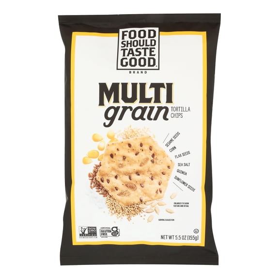 Food Should Taste Good - Tortilla Chips Multigrain - CS of 12-5.5 OZ