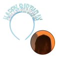 thumbnail image 6 of HILABEE Happy Birthday Headband Birthday Hair Crown Hoop Birthday Tiara Happy Birthday Hairband for Party Holiday Gift Supplies Teens Blue, 6 of 8