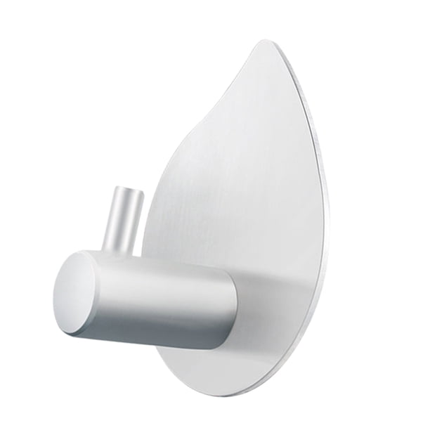 Gancho adhesivo Macarena para baño de Acero inoxidable 6x5cm
