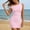 Pink, variant on Semi Formal Dresses for Women Beach Dresses A Line Dress Summer Off-Shoulder Neckline Gathered Waist Sleeveless Casual Bodycon Dress for Women Sleeveless One-Shoulder Dress Army Green L