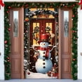 thumbnail image 6 of ToyKingdee Christmas Front Door Cover Elastic, Christmas Door Cover Cloth with Elastic for Holidays Home Party Decor, 6 of 6
