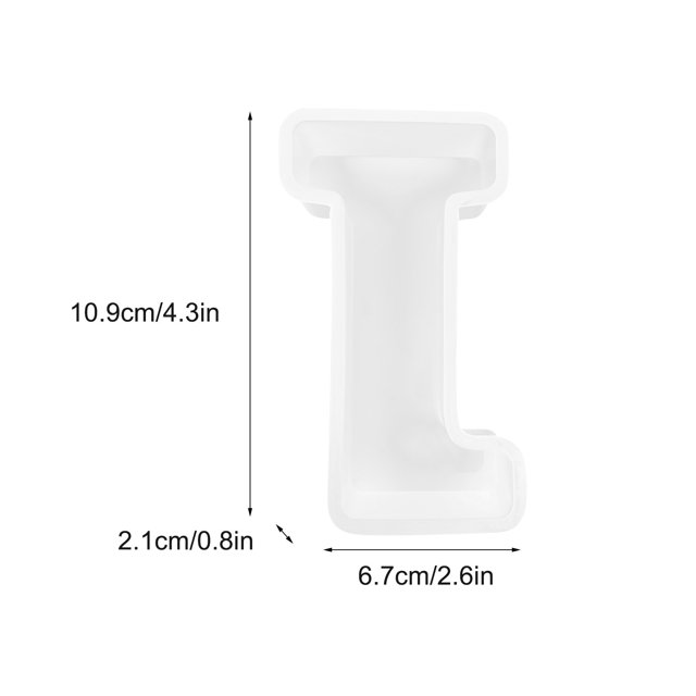 CEHVOM Moule à Gâteau Alphabet en Silicone Lettres Anglaises