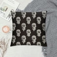 thumbnail image 2 of PHYHOO Halloween Hey Cute Ghost Throw Pillow Covers, Cushion Case for Sofa Couch , Black, 2 of 5