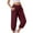 #03Wine, variant on ZVAVZ Summer Pants for Women Plus Size,Women's Solid Color Wide Leg Capri Sweatpants High Elastic Waisted Joggers Casual Comfy Baggy Sweat Pants Flash Sale Navy,XL
