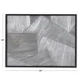 thumbnail image 3 of DecMode Silver Wood Carved Radial Geometric Wall Decor with Black Frame, 3 of 8