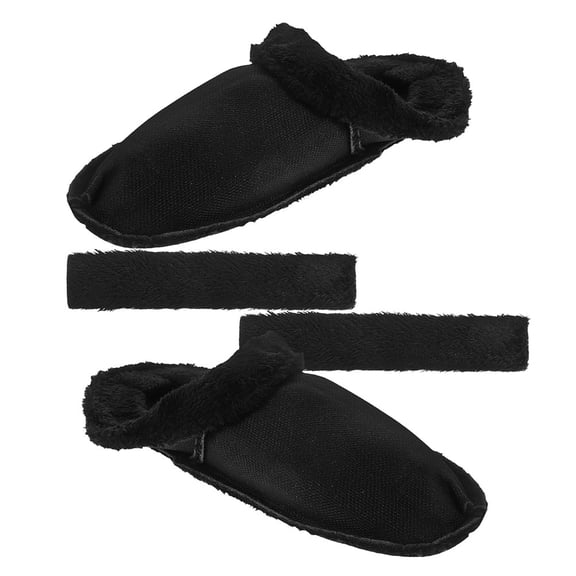 HEANUJJ 2Pairs Plush Clog Liners for Winter Shoes with Washable Detachable Cotton and Soft Furry Insoles
