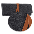 thumbnail image 3 of Pencil Holder Organizer, Felt Pencils Storage Organizer for Travel Drawing, Pencil Storage CaseDark gray, 3 of 5