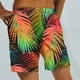 thumbnail image 4 of Puntoco Pantalones Cortos De Playa Para Hombre Con Bolsillo Con Cordón Y Pantalones Cortos Estampados Verde Xxl,Pantalones Cortos Hombre, 4 of 5