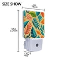 thumbnail image 4 of Tree Leaves Night Light 2 Pack LED Nightlight Plug into Wall Dusk to Dawn Sensor Soft White, 4 of 7