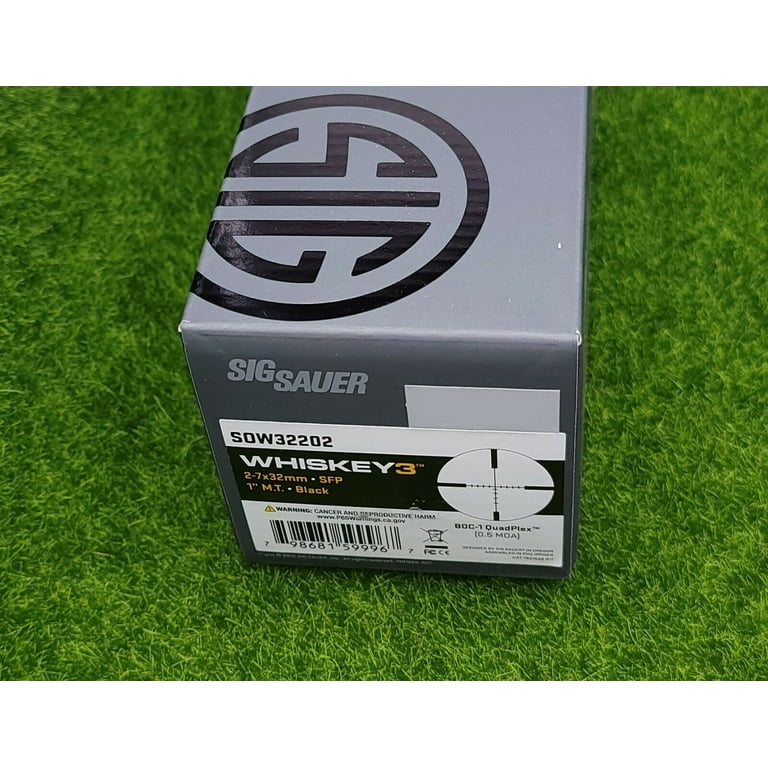 Sig Sauer Electro-Optics Whiskey3 2-7x 32mm Obj 45.4-13.1 ft Sig Sauer Electro-Optics Whiskey3 2-7x 32mm Obj 45.4-13.1 ft