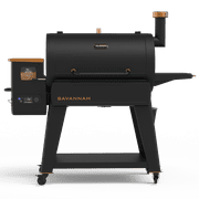 Pit Boss Savannah 1500 Sq in Wood Fired Pellet Grill and Smoker  Onyx Series