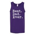 thumbnail image 2 of Wild Bobby,Best. Dad. Ever. Cool Idea, Father's Day, Men Graphic Tank Top, Purple, 3XL, 2 of 3