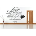 thumbnail image 1 of Decal Wall : Love Does Not Consist Of Gazing At Each Other But Looking Together In The Same Direction Quote 20x30 Inches, 1 of 2