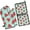 Summer Watermelon, variant on Orange and Grey Abstract Art Artwork Kitchen Oven Mitt and Pot Holder Sets 2 Pcs for Baking, Cooking and Grilling, Heat Resistant Up To 392 °F