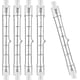 thumbnail image 1 of Pack of 5 R7S Halogen Bulb 118mm 100W 230V, R7S Halogen Rod 118mm, R7S Halogen Bulb Dimmable Halogen Rod Lamp for Building Spotlight, Work Landscape L, 1 of 5