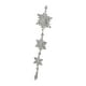 thumbnail image 5 of Adorno colgante de copo de nieve con forma de gota, brillante, para fiestas, decoración navideña Estilo C, 5 of 9