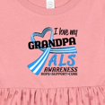 thumbnail image 4 of Inktastic I Love My Grandpa ALS Awareness Support, Care, Cure Girls Baby Dress, 4 of 5
