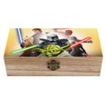 thumbnail image 1 of La Guerra de las Galaxias Caja Organizadora de Madera Rústica - Caja Decorativa Multifuncional para Escritorio, Hogar, Oficina, Joyas y Manualidades, 1 of 6