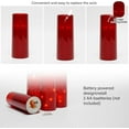 thumbnail image 7 of Flameless LED Candles with Timer 5 Pc Flickering Flameless Candles for Romantic Ambiance and Home Decoration Stable Acrylic Shell,with Embedded Star String，Battery Operated Candles, 7 of 7