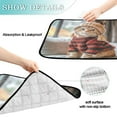 thumbnail image 3 of Washable Pet Pee Pads with Super Absorbent Reusable Training Pads for Dogs & Cats Cute Orange Cat, 3 of 6