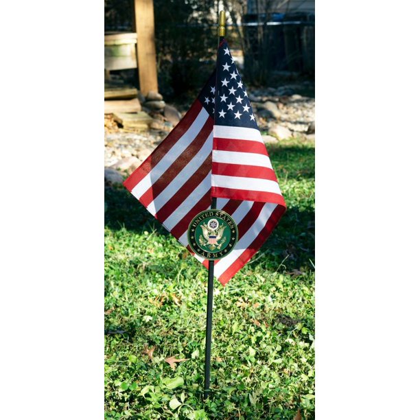 Allied Firefighter Veteran Grave Marker With 30 Inch Tall American 