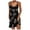 Red, variant on IROINNID Sundress For Women Trace less V-Neck Double Shoulder Suspender Dress Short Prints Dress