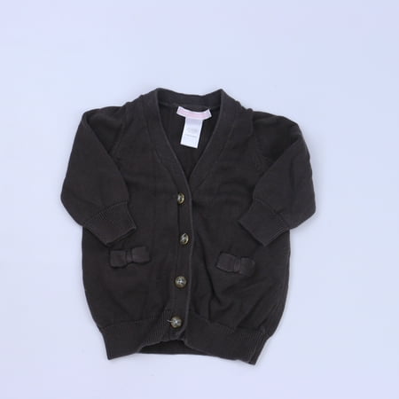 

Pre-owned Janie & Jack Girls Brown Cardigan size: 3-6 Months