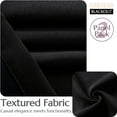 thumbnail image 5 of CURTAINKING Room Darkening Curtains 95 inch Black Bedroom Living Room Window Curtain Set Thermal Insulated Drapes Grommet Top 2 Panels, 5 of 9