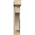 thumbnail image 2 of Ekena Millwork 5 1/2"W x 28"D x 28"H Westlake Block Smooth Bracket w/ Offset Brace, Douglas Fir, 2 of 25
