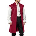 thumbnail image 3 of Men'S Medieval Renaissance Sleeveless Costume Vest Robe For Halloween Party Cosplay Role Play Themed Event Masquerade Dress Up Outfit, 3 of 6