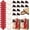 Red, variant on 48 Pcs Western Cowboy Gift Bags Western Theme Party Favors Cowboy Paper Goodie Handles Bags with Red Paisley Bandana Horseshoes Stickers for Rodeo Cowgirl Birthday Party Decoration