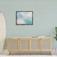 thumbnail image 2 of Stupell Peaceful Beach Foam Shore Scenery Landscape Painting Gray Floater Framed Art Print Wall Art, 2 of 9