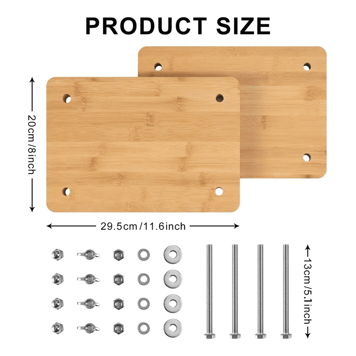 Book Press Bookbinding, Wooden Bamboo Book Press, Portable Press Kits for Bookbinding Supplies