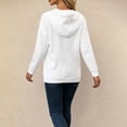 thumbnail image 6 of LIaqionyy Womens Hoodie Oversized Sweatshirt Casual Long Sleeve Drawstring Pullover Tops Textured Fall Winter Clothes, 6 of 8