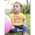 thumbnail image 2 of She Leaves Sparkle Where She Go T-Shirt Infant -Smartprints Designs,  18 Months, 2 of 4