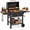 Black, variant on Biotree Portable Outdoor Charcoal BBQ Grill with Adjustable Charcoal Tray, Charcoal Grill on Wheels with Warming Rack, BBQ Smoker Cooker for Backyard Patio Camping Black