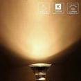thumbnail image 3 of GU10 50W Halogen Bulb, 8 Pack GU10 Halogen Spotlight, 220V, 2800K Warm White, Dimmable GU10 Halogen Bulb, 3 of 5