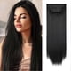 thumbnail image 3 of Long Straight Clip in Hair Extensions Heat Resistant Synthetic Hair Piece, 3 of 5