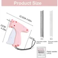 thumbnail image 3 of (Weiyi-EC)-- Fine Stitch Handheld Sewing Machine for Home Use, Multifunctional Tagging Gun with 5 Fine Needles, 500 Black Micro Fasteners, 500 White Micro Fasteners - Textile & Sewing Supplies Crafts, 3 of 9