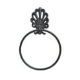 thumbnail image 2 of OUNONA Vintage American Wrought Iron Bathroom Towel Ring Solid Stainless Steel Towel Mount Bathroom Accessories, 2 of 8