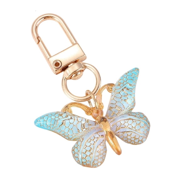 Delicate Butterfly Themed Keychain For Women Bag Ornament Fashion Phone Charm