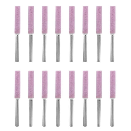 16Pcs Chainsaw Sharpener Grinding 4.8mm Sharpening Tool Burr Chain Saw Grindstone File Replacement Tools