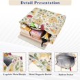 thumbnail image 3 of FORMRS Womens Corduroy Tote Bag Crossbody Shoulder Handbag with Pocket, Birds Tea Time, 3 of 7