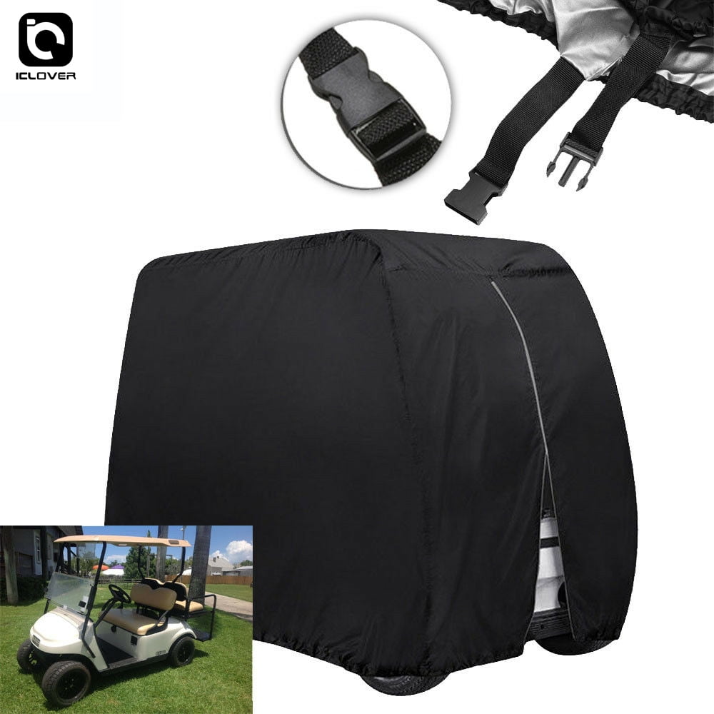 IClover Waterproof 4 Passenger Golf Cart Cover Fits EZ Car/Yamaha Dust Sunproof