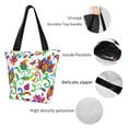thumbnail image 5 of Kdxio Paisley Women Reusable Grocery Bags Foldable Ripstop,Reusable Shopping Bags for Shopping,Gym,Gift, 5 of 7