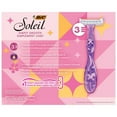 thumbnail image 3 of BIC Soleil Simply Smooth Women's Disposable Razors, 3 Blades With Moisture Strip For a Silky Smooth Shave, 16-Count, 3 of 4