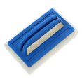 thumbnail image 1 of Swimming Pool Cleaning Brush for Maintenance Workers Nonwoven Fabric Blue 14.5x8.5x4.5cm Wall and Bottom Cleaning 1PC, 1 of 2