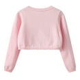 thumbnail image 3 of CPNG Kids Girls Cardigan Long Sleeve Button Cardigan Coat Toddler Cardigan Knit Sweater Spring and Autumn Thin Sweater Shawl(Pink,13-14 Years), 3 of 3